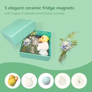 wholesale cute mini vase magnets for fridge - funny small plant magnets, tiny 3d ceramic vase fridge kitchen, office & refrigerator decor factory & supplier oem
