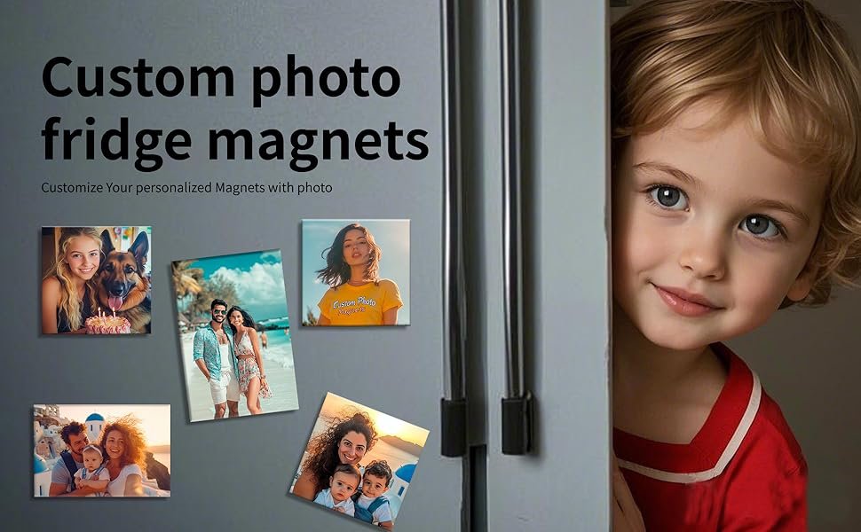 wholesale set of 12 custom photo magnets, personalized gifts, holiday keepsakes, personalized refrigerator magnets, birthday favors, baby shower favors, wedding favors, branding, newborn keepsakes factory & supplier oem