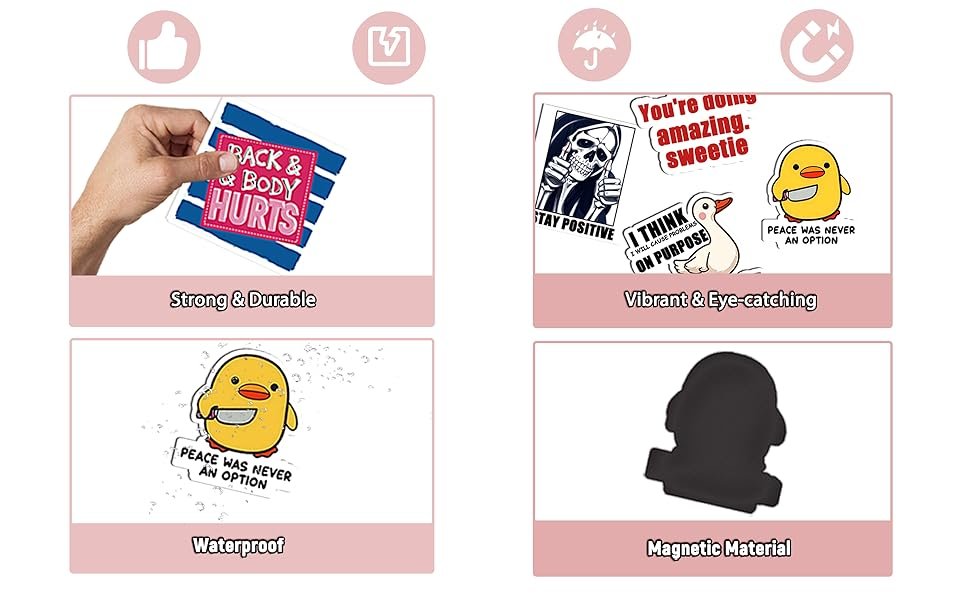 wholesale 13pc funny memes fridge magnets, cute refrigerator animals words fridge magnets for bumper office locker kitchen home decor for boys girls adult factory & supplier oem