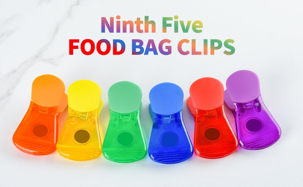 wholesale bag clips, 12 pack food chip snack bag sealing clips, color refrigerator magnet clips air-tight clips for home kitchen storage factory & supplier oem